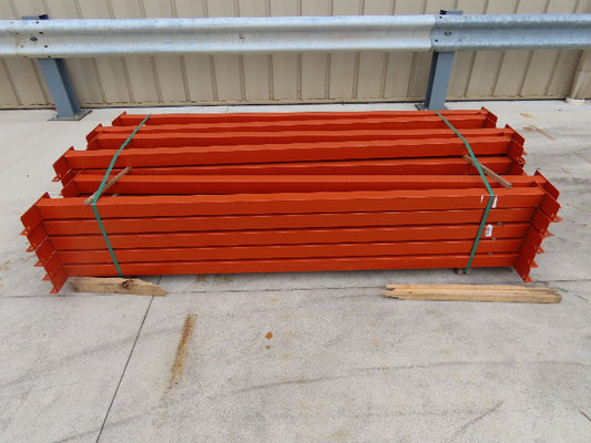 Interlake 84"x 4" Teardrop Pallet Racking Rack Step Beam Crossmember 6010Lb