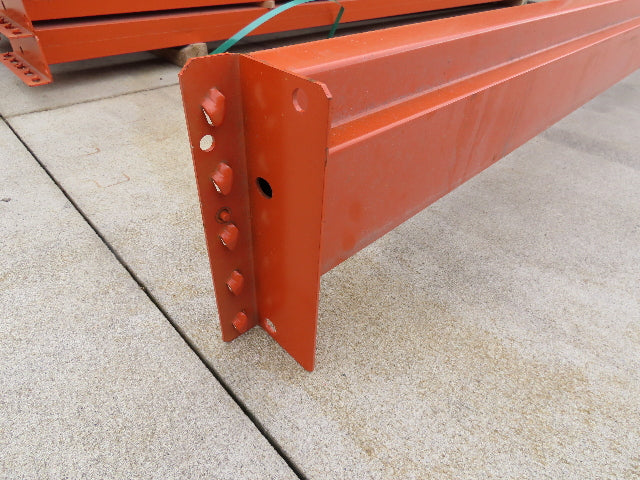 Interlake 108"x 6" Teardrop Pallet Racking Rack Step Beam Crossmember 8040Lb