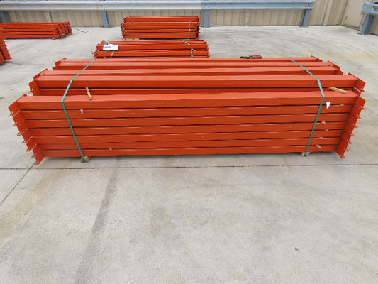 Interlake 108"x 6" Teardrop Pallet Racking Rack Step Beam Crossmember 8040Lb