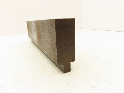Press Brake Blank Die 12" Long 2-5/8" High 1-1/4" Wide 1/2" Tang