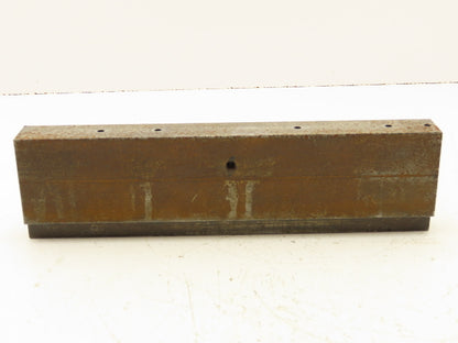 Press Brake Blank Die 12" Long 2-5/8" High 1-1/4" Wide 1/2" Tang