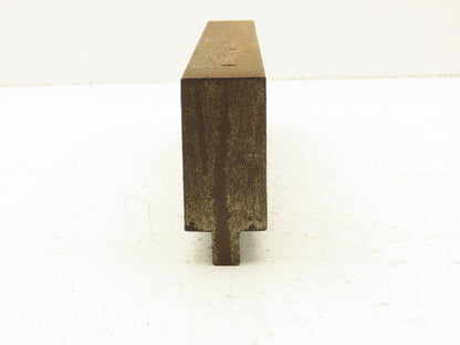 Press Brake Blank Die 13-9/16" Long 2-3/4" High 1-7/16" Wide 1/2" Tang