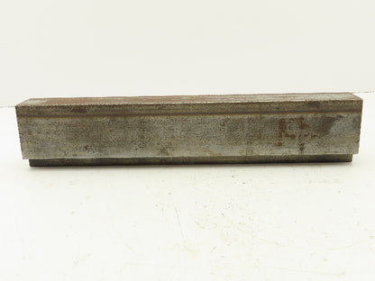 Press Brake Blank Die 16" Long 2-5/8" High 1-1/4" Wide 1/2" Tang