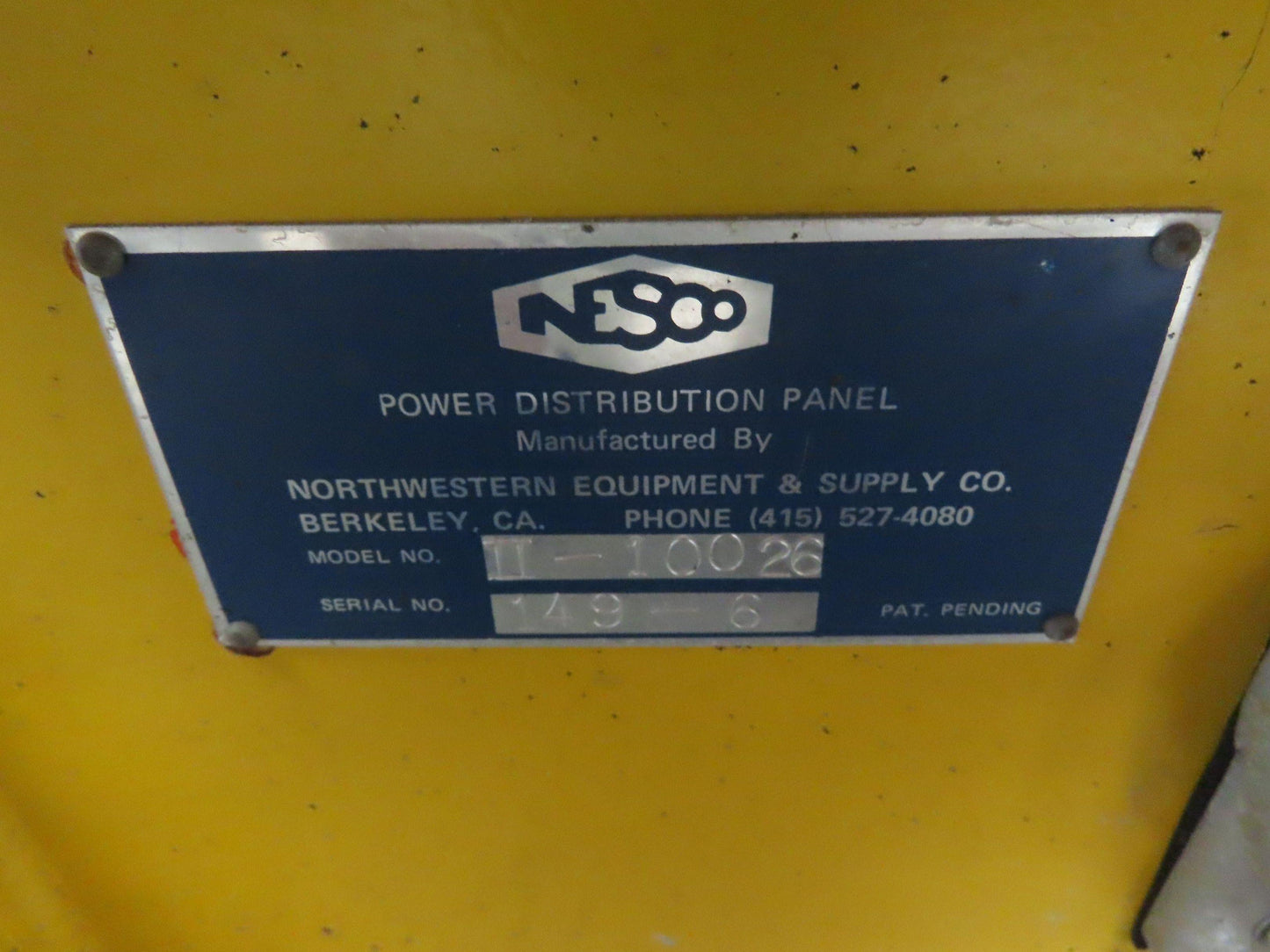 Northwestern II-10026 Jobsite Power Transformer 25kva 440V 100A 1Ph 120V Outlet