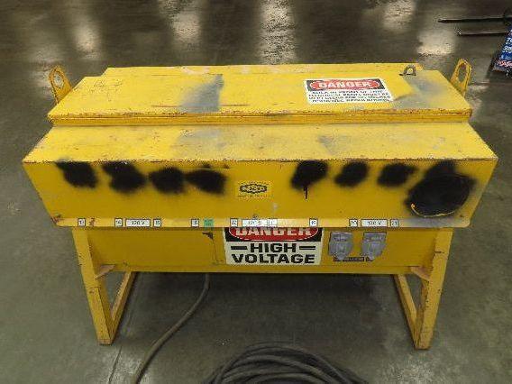Northwestern II-10026 Jobsite Power Transformer 25kva 440V 100A 1Ph 120V Outlet