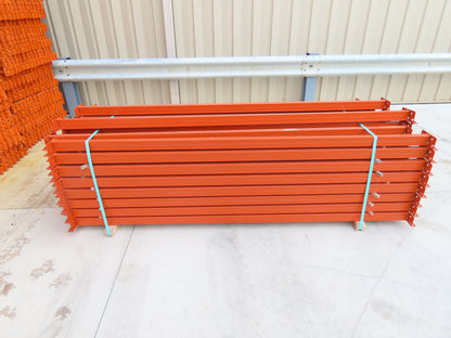 Interlake 96"x 3-1/2" Teardrop Pallet Racking Rack Step Beam Crossmember 4170Lb