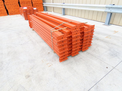 Interlake 108"x 5" Teardrop Pallet Racking Rack Step Beam Crossmember 6150Lb