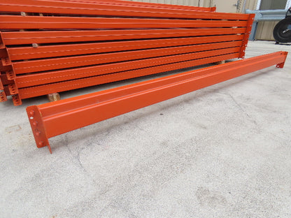 Interlake 108"x 5" Teardrop Pallet Racking Rack Step Beam Crossmember 6150Lb
