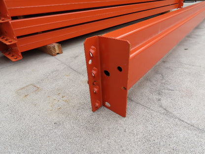 Interlake 108"x 5" Teardrop Pallet Racking Rack Step Beam Crossmember 6150Lb
