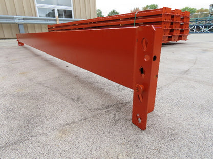 Interlake 108"x 5" Teardrop Pallet Racking Rack Step Beam Crossmember 6150Lb