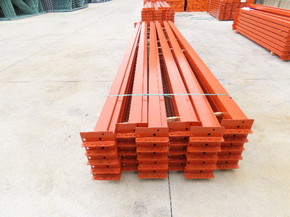 Interlake 14' 168x 5" Teardrop Pallet Racking Rack Step Beam Crossmember 3100Lb
