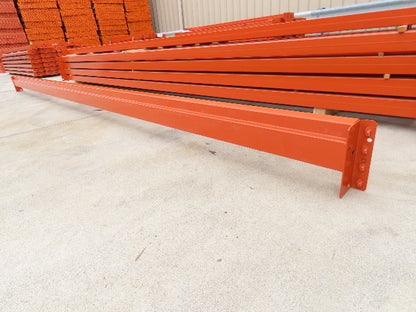 Interlake 14' 168x 5" Teardrop Pallet Racking Rack Step Beam Crossmember 3100Lb
