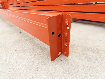 Interlake 14' 168x 5" Teardrop Pallet Racking Rack Step Beam Crossmember 3100Lb