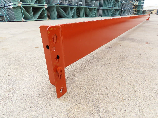 Interlake 14' 168x 5" Teardrop Pallet Racking Rack Step Beam Crossmember 3100Lb