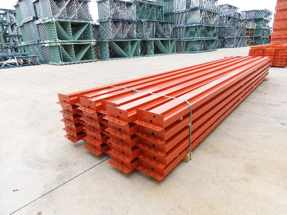 Interlake 14' 168x 5" Teardrop Pallet Racking Rack Step Beam Crossmember 3100Lb