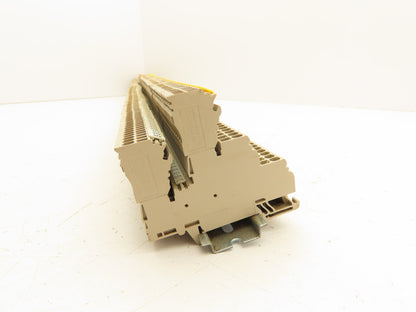 Weidmuller ZDT 2,5/2 Double Tier Terminal Block Cross Connector Lot of 190