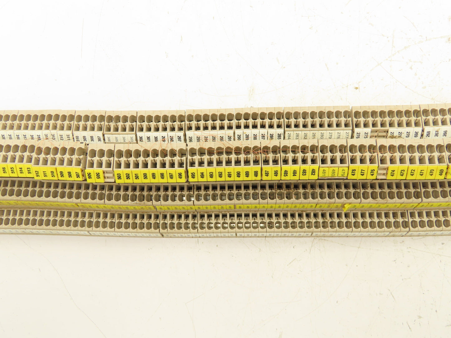 Weidmuller ZDT 2,5/2 Double Tier Terminal Block Cross Connector Lot of 190