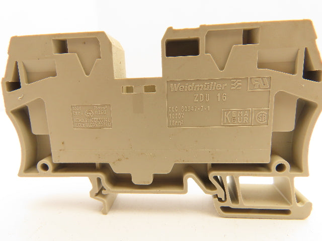 Weidmuller ZDU 16 DIN Rail Terminal Block Lot of 17