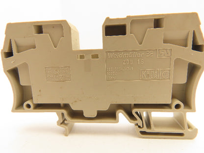 Weidmuller ZDU 16 DIN Rail Terminal Block Lot of 17