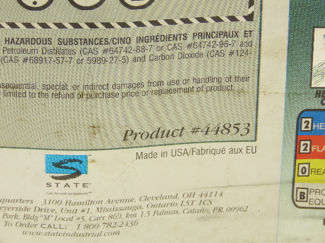 State Current Issue Natural Citrus Cleaner/Degreaser Aerosol Can Lot of 11