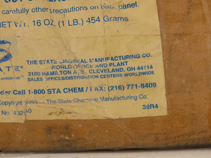 State 39R4 Cutting, Lubricating and Cooling Fluid Aerosol Can Lot of 12