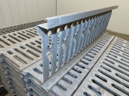 Interlake 9"x 30" Galvanized Steel Slotted Pallet Racking Deck 34"D Rack 100pcs