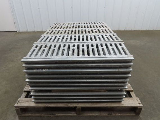 Interlake 9"x 30" Galvanized Steel Slotted Pallet Racking Deck 34"D Rack 100pcs