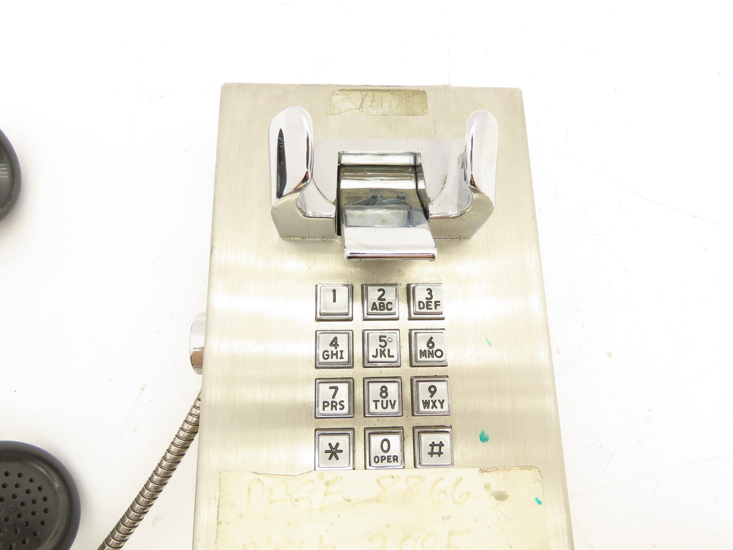 Ceeco SSW-321-F Stainless Steel Wall Mount Standard Telephone