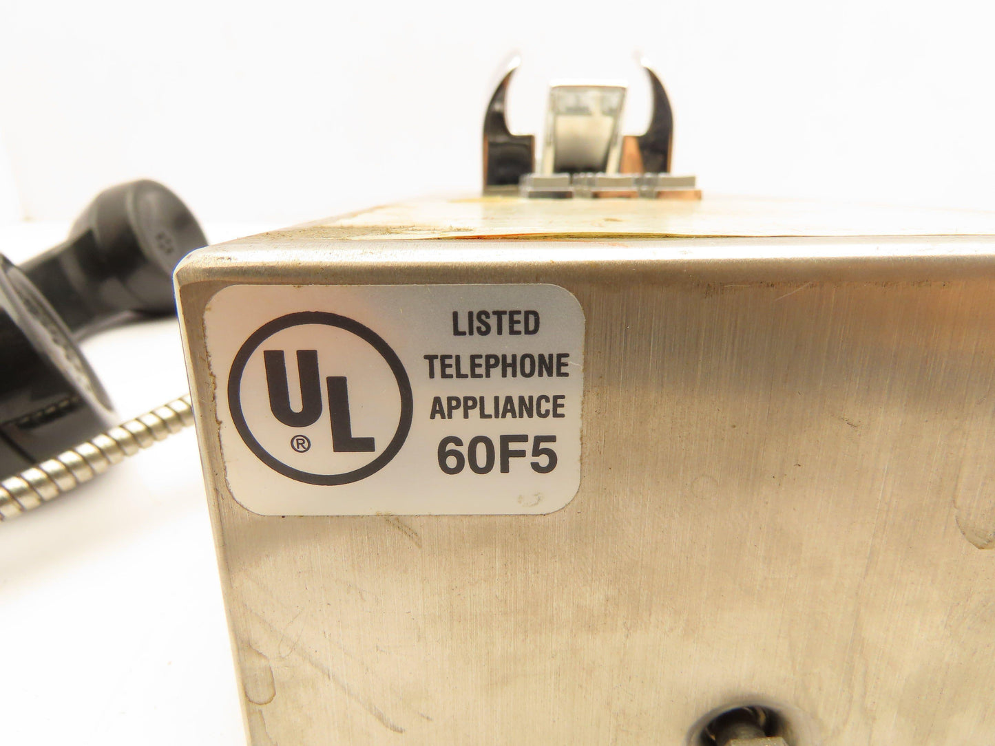 Ceeco SSW-321-F Stainless Steel Wall Mount Standard Telephone