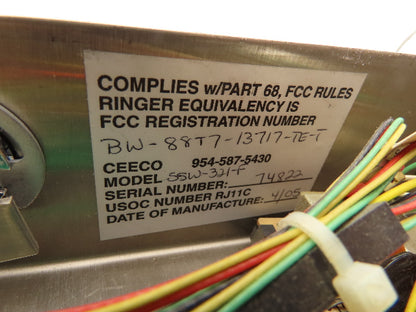 Ceeco SSW-321-F Stainless Steel Wall Mount Standard Telephone