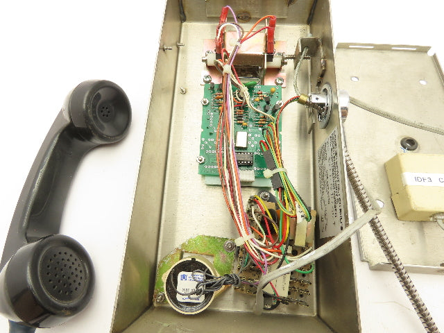 Ceeco SSW-321-F Stainless Steel Wall Mount Standard Telephone