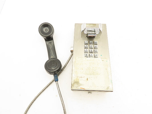 Ceeco SSW-321-F Stainless Steel Wall Mount Standard Telephone