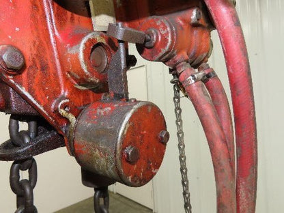 Chicago Pneumatic 1/2 Ton 1000Lb Power Vane Air Chain Hoist 10' 4" Lift Pendant