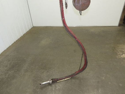 Chicago Pneumatic 1/2 Ton 1000Lb Power Vane Air Chain Hoist 10' 4" Lift Pendant