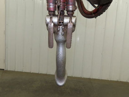 Chicago Pneumatic 1/2 Ton 1000Lb Power Vane Air Chain Hoist 10' 4" Lift Pendant