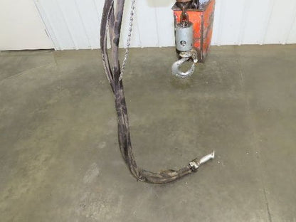 Chicago Pneumatic 1/2 Ton 1000Lb Power Vane Air Chain Hoist 10' 3" Lift Pendant