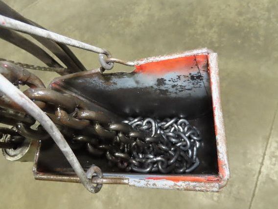 Chicago Pneumatic 1/2 Ton 1000Lb Power Vane Air Chain Hoist 10' 3" Lift Pendant