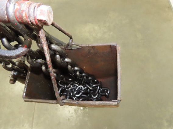 Chicago Pneumatic 1/2 Ton 1000Lb Power Vane Air Chain Hoist 10' 3" Lift Pendant