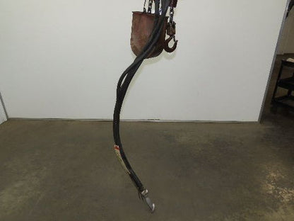 Chicago Pneumatic 1/2 Ton 1000Lb Power Vane Air Chain Hoist 10' 3" Lift Pendant