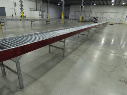 Hilmot 30"x 126' MDR 24VDC Motorized Roller Conveyor 27"BF Variable Speed Zones