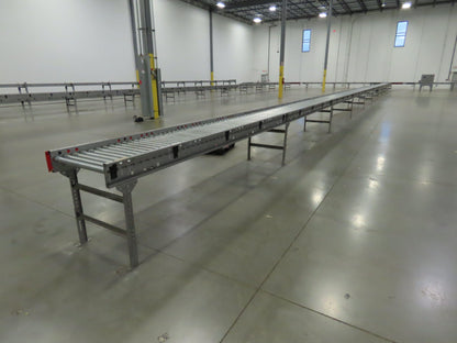 Hilmot 30"x 126' MDR 24VDC Motorized Roller Conveyor 27"BF Variable Speed Zones