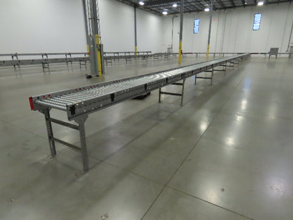 Hilmot 30"x 126' MDR 24VDC Motorized Roller Conveyor 27"BF Variable Speed Zones