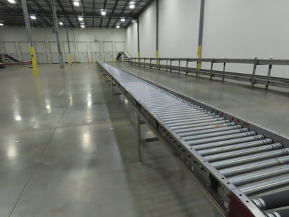 Hilmot 30"x 126' MDR 24VDC Motorized Roller Conveyor 27"BF Variable Speed Zones
