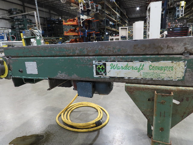 Wardcraft 12"x 8' Slider Bed Belt Conveyor 47FPM 115V 1PH