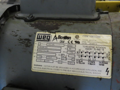 Wardcraft 12"x 8' Slider Bed Belt Conveyor 47FPM 115V 1PH