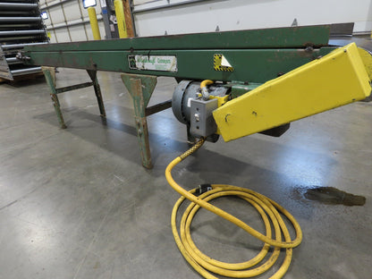 Wardcraft 12"x 8' Slider Bed Belt Conveyor 47FPM 115V 1PH