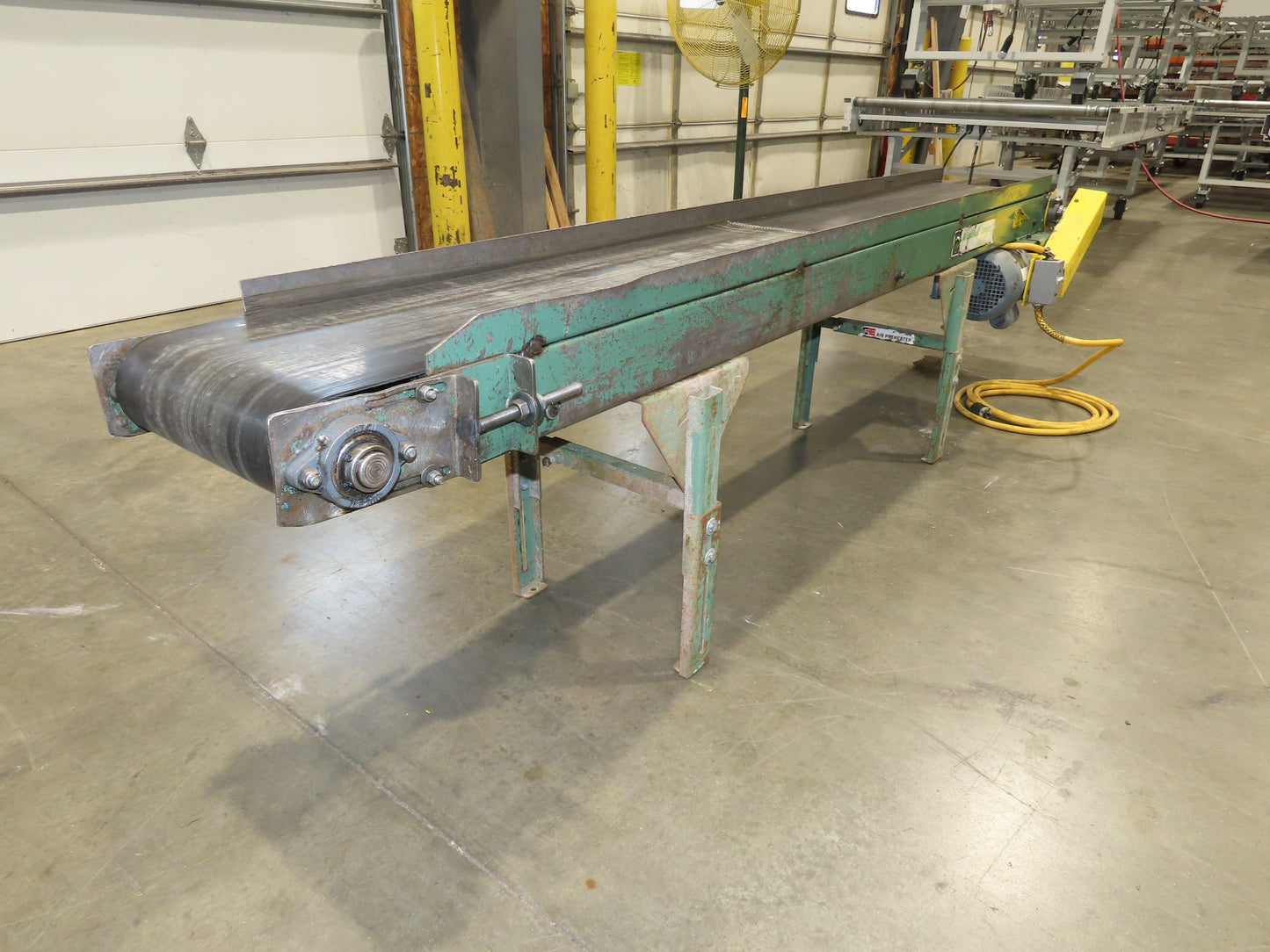 Wardcraft 12"x 8' Slider Bed Belt Conveyor 47FPM 115V 1PH
