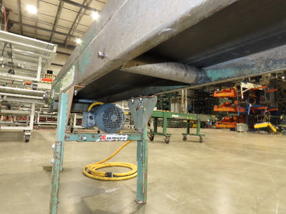 Wardcraft 12"x 8' Slider Bed Belt Conveyor 47FPM 115V 1PH