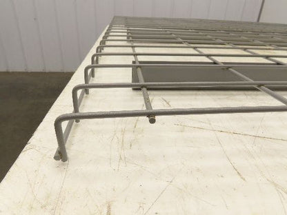 New Pallet Rack Wire Deck 42x46" Waterfall 3 Step Channel Racking 2500lb Mesh