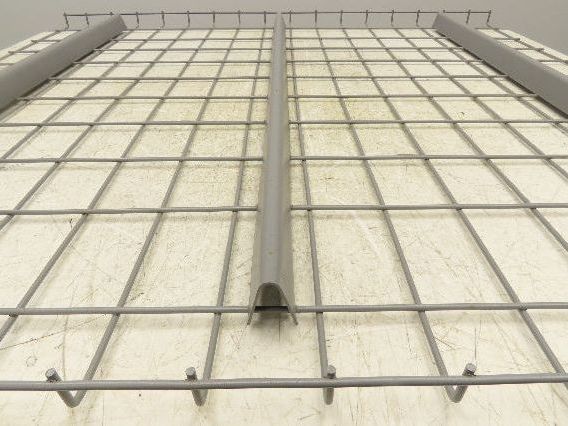 New Pallet Rack Wire Deck 42x46" Waterfall 3 Step Channel Racking 2500lb Mesh